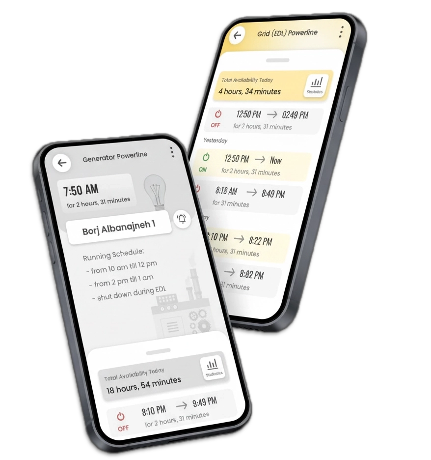 Ejet Elkahraba mobile app download banner showing app interface